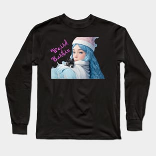 A Playful and Captivating Design for Weird Barbie" Long Sleeve T-Shirt